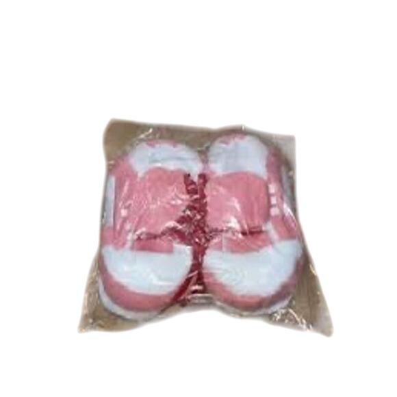 Strangelove Fuzzy Slippers Nike Airforce 1 Dunk Pink, Red, White One Size Adult - Picture 2 of 5